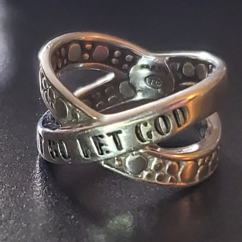 925 Sterling Silver Serenity‎ Ring